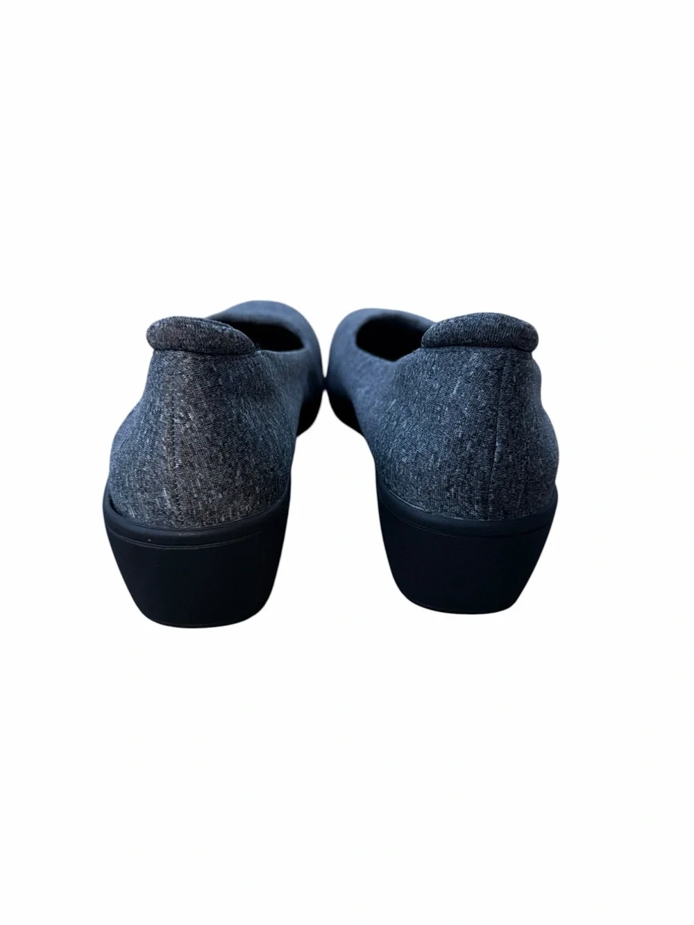 Bass Gray Knit Wedge Slip-On Shoe Size 8